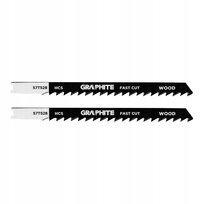 Brzeszczot do wyrzynarki, 6 TPI, uchwyt typu U, 2 szt., GRAPHITE 57T528