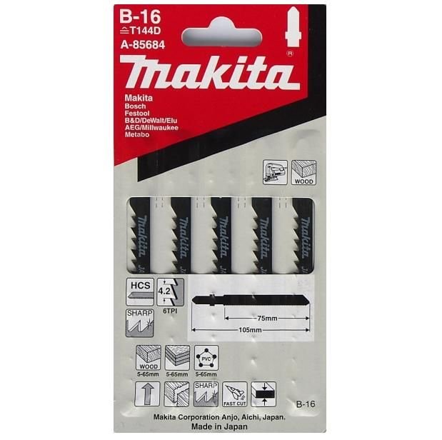 Brzeszczot do wyrzynarki MAKITA A-85684, 7,5 cm, 5 szt.