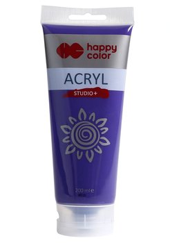 [Bs] Farba Szkolna Akrylowa Studio+ 200Ml Fiolet Happy Color - Happy Color