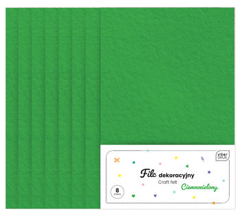 [Bs] Filc A4 8Szt Zielony Ciemny Interdruk - Interdruk