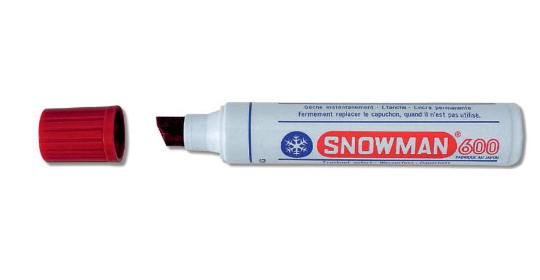 Фото - Фломастер [Bs] Marker Permanentny Jumbo Czerwony Snowman