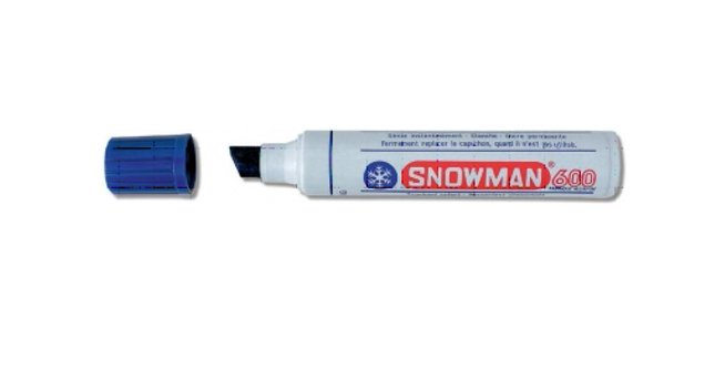 Фото - Фломастер [Bs] Marker Permanentny Jumbo Niebieski Snowman