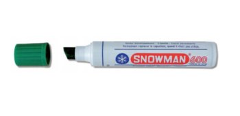 [Bs] Marker Permanentny Jumbo Zielony Snowman - SNOWMAN