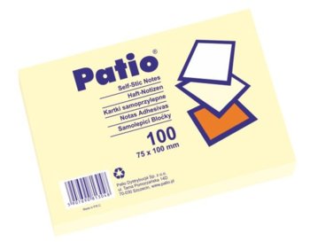 [Bs] Notes Samoprzylepny 75*100 Żółty Patio - Patio