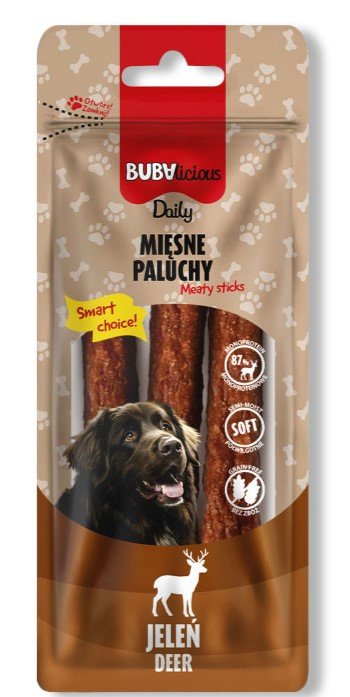 BUBA Daily Mięsne Paluchy Jeleń 90g