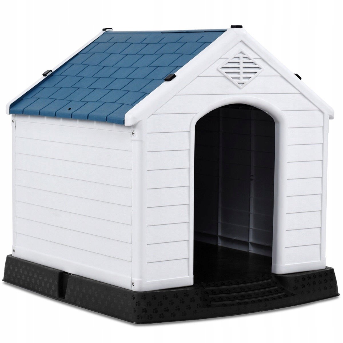 Buda dla psa biały Domek mały pies S 65 x 70 x 71,5 - COSTWAY | Sklep ...