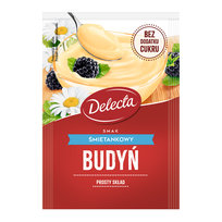 Budyń śmietankowy DELECTA bez cukru 40 g Delecta
