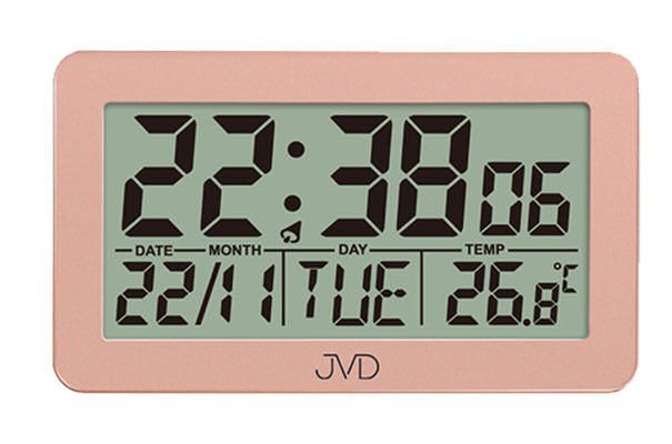 Фото - Настінний годинник JVD Budzik  RB8203.1 Termometr DCF77 