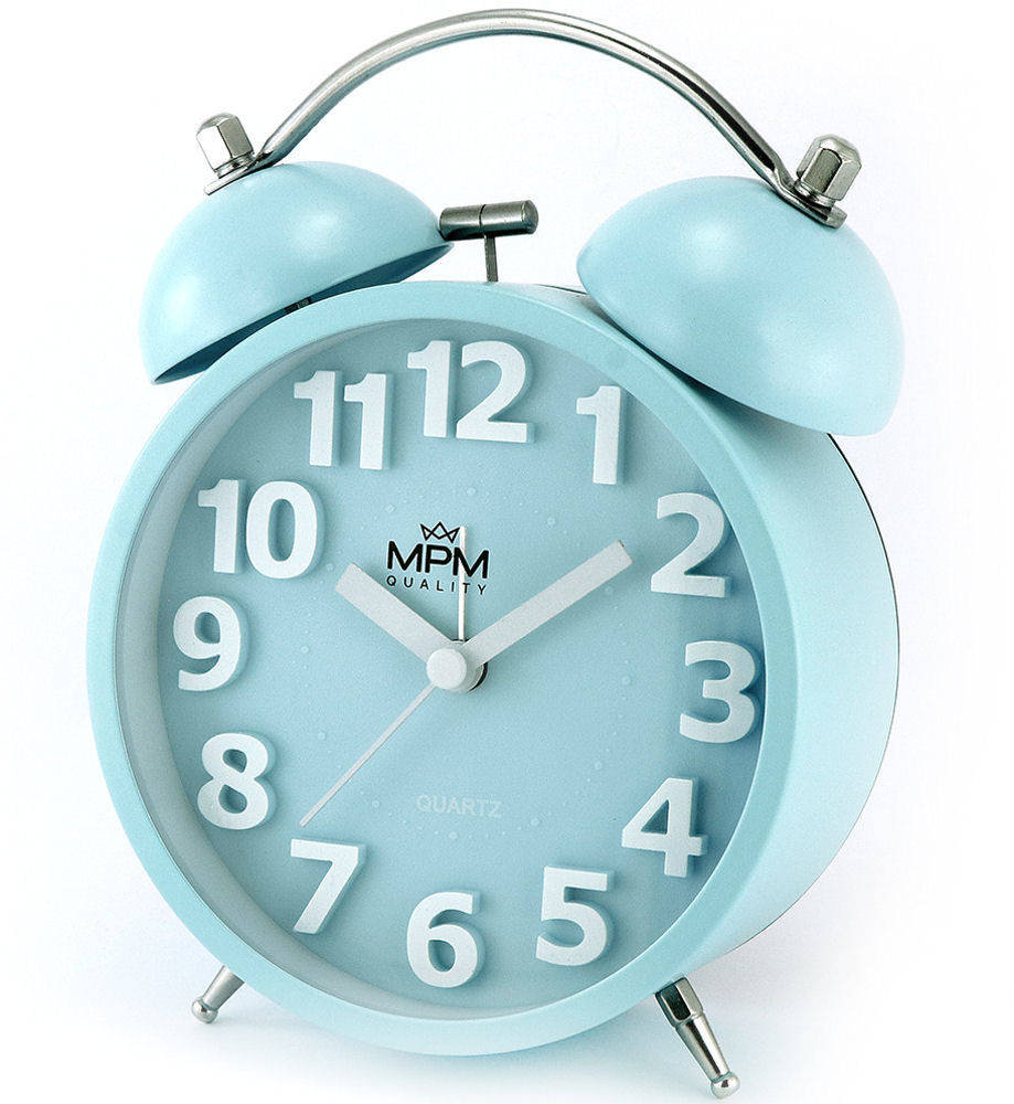 Фото - Настінний годинник MPM Budzik  C01.4056.31 Bell Alarm Retro 