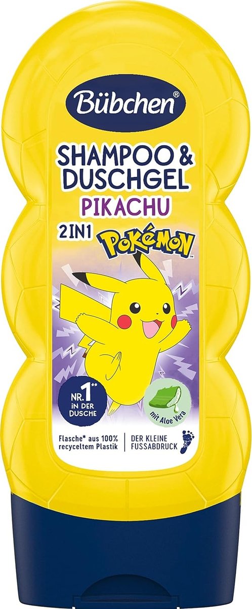 Bubchen Bubchen Bübchen 2W1 Szampon I Żel Dla Dzieci 230Ml Pokemon