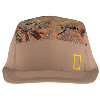 Buff 5 Panel Explore Cap 1313553151000, Kobieta/Mężczyzna, Czapka z daszkiem, Beżowy - Buff