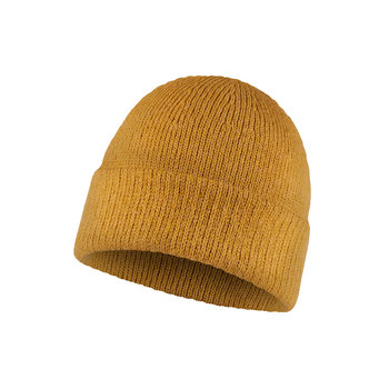 BUFF CZAPKA CIEPŁA DZIANINA KNITTED JARN OCHER - Buff