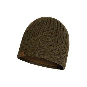 Buff, Czapka, Knitted & Fleece Hat New Helle TUNDRA, khaki, rozmiar uniwersalny - Buff