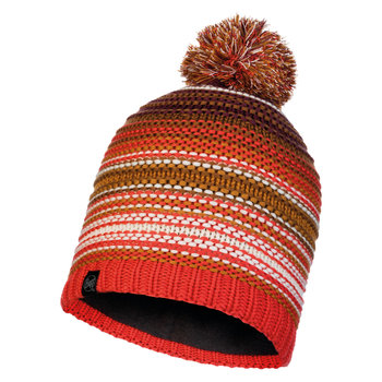 Buff, Czapka zimowa, Knitted & Fleece Hat, pomarańczowy - Buff