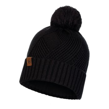 Buff, Czapka zimowa, Knitted & Polar Hat - Raisa, czarny, rozmiar uniwersalny - Buff