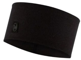 Buff, Opaska Merino wide headband, Black, Unisex, 129441.999.10.00 - Buff