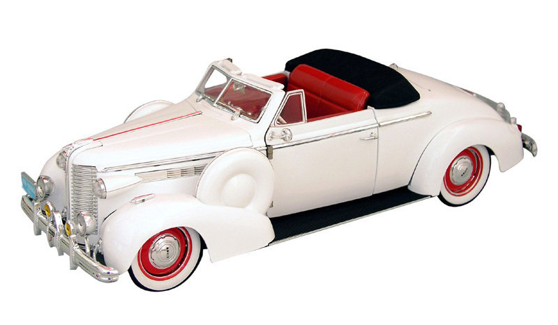 Фото - Збірна модель Buick 1938 white, model