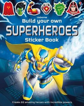 Build Your Own Superheroes Sticker Book - Tudhope Simon