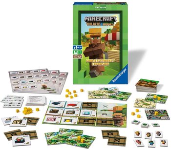 Builders Biomes Farmer's, gra planszowa, Ravensburger - Minecraft