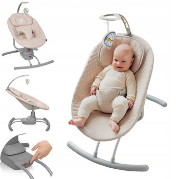 BUJACZEK LEŻACZEK ELEKTRYCZNY KOŁYSKA DLA NIEMOWLĄT + PILOT LIONELO RIO - Lionelo