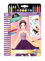 Buki France, zestaw kreatywny Dziennik Mody Suknie wieczorowe