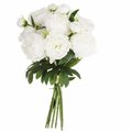 Bukiet sztucznych kwiatów ATMOSPHERA, białe, 50 cm - Atmosphera