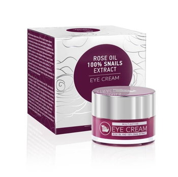 Bulfresh, Multiaktywny Krem Pod Oczy Ze 100% Ekstraktem Ze Ślimaka, Naturalnym Bułgarskim Olejkiem Różanym I Biopeptydem, 25ml - Bulfresh