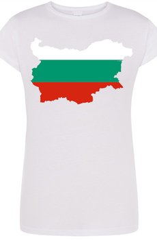 Bułgaria Damski T-shirt Modny Nadruk Rozm.XXL - Inna marka