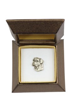 Bullmastiff, Bulmastif I - broszka z psem w pudełku prezentowym, elegancki pin, wpinka do klapy marynarki marki Art-Dog - Art-Dog