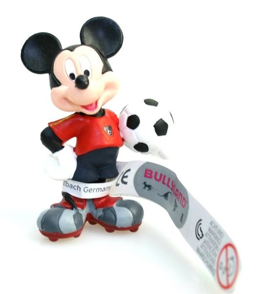 Zdjęcia - Figurka / zabawka transformująca Disney Bullyland 15623 Micky Maus piłkarz w hiszpańskim stroju 
