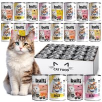 BULT mokra karma dla kota Mix Smaków puszka 24x400g BULT