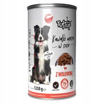 BULT Tuf Tuf Kawałki dla psa z wołowiną w sosie 1250g