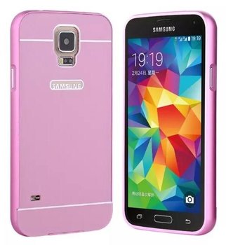 Bumper Alu Samsung Galaxy S5 Różowy - Bestphone