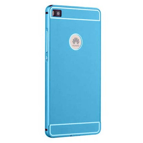 landelijk Gehuurd graan Bumper case na Huawei P8 Lite - niebieski - EtuiStudio | Sklep EMPIK.COM