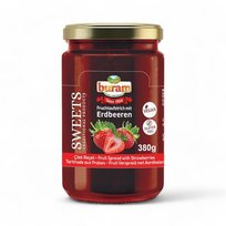 Buram Dżem Truskawkowy 380g – Turecki dżem z całych owoców