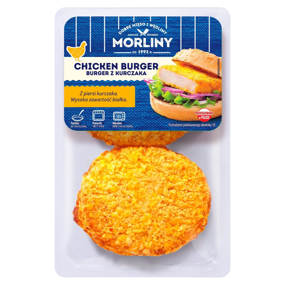 Fileta Burger z fileta z piersi kurczaka Morliny 400 g - Inna marka | Sklep ...