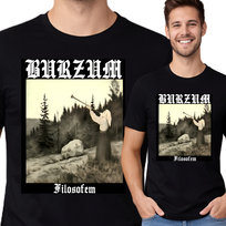 Burzum Filosofem Koszulka Męska Bawełniana T-Shirt M P394 CZARNA JHK