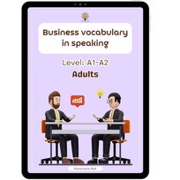 Business vocabulary in speaking. Conversational speaking cards. Level : A1-A2. - ebook PDF Katarzyna Rak