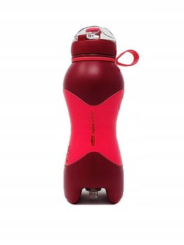Butelka bidon sportowy AquaSpray czerwona ze spryskiwaczem 600ml - Inna marka