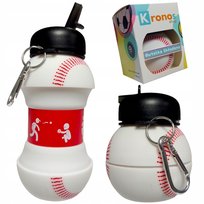 Butelka Bidon Szkolny Na Wodę Składany Piłka Dla Dziecka Z Ustnikiem