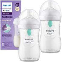 Butelka do karmienia PHILIPS AVENT SCY673/01, 2 szt. - 260 ml antykolkowa od 1 miesiąca ergonomiczna bez BPA smoczek naturalny