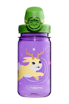 Butelka do wody dla dzieci Nalgene Tritan Sustain On-The-Fly 350 ml Purple Jackalope - Nalgene