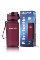Butelka filtrująca Aquaphor City 0,35 l, bordowa