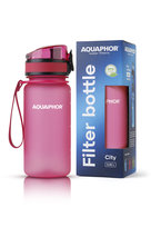 Butelka filtrująca Aquaphor City 0,35 l, różowa