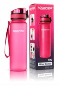 Butelka filtrująca Aquaphor City 0,5 l, różowa - Aquaphor