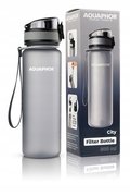 Butelka filtrująca Aquaphor City 0,5 l, szara - Aquaphor