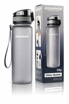 Butelka filtrująca Aquaphor City 0,5 l, szara