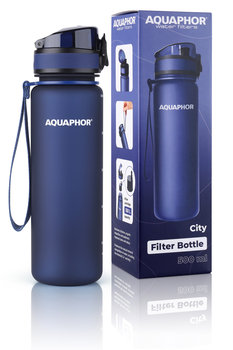 Butelka Filtrująca Aquaphor City 0,5L, Kolor Granatowy - Aquaphor