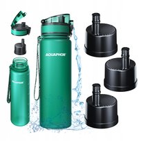 Butelka filtrująca Bidon na biegi 0,5L Aquaphor City Butelkowa Zieleń Bidon + 3 wkłady