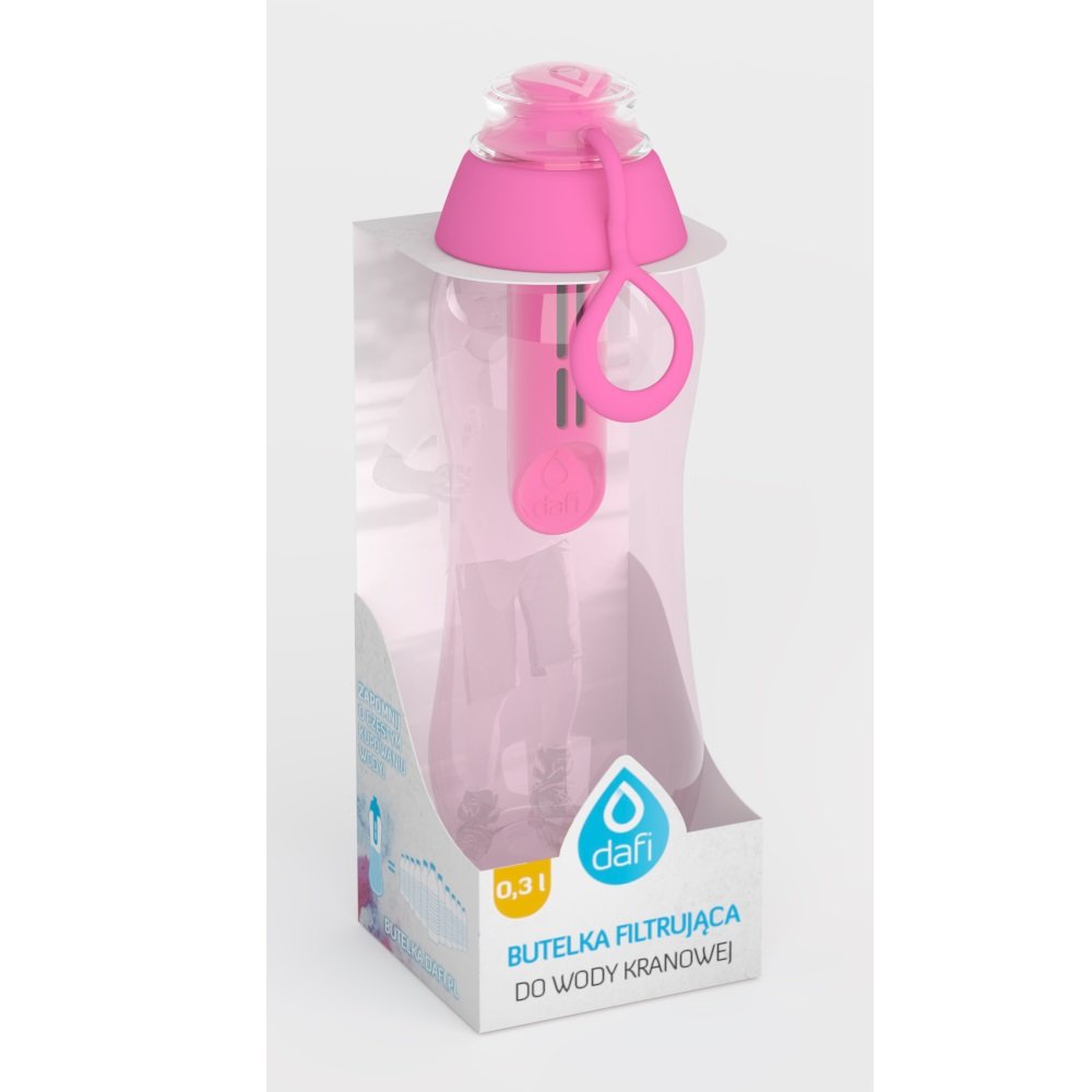 Butelka filtrująca DAFI, 300 ml, flaming + filtr
